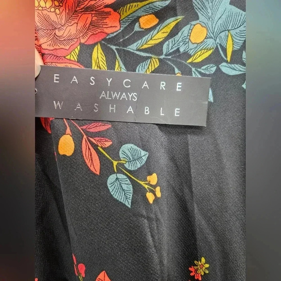 Sara‎ Michelle Cowlneck Satin Floral Dress Women's Size S - Picture 4 of 6